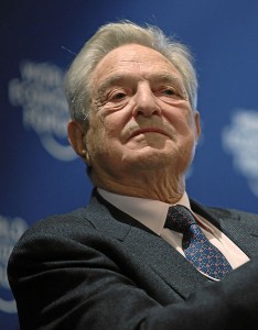 The Open Society Foundations, led by George Soros (pictured) has an objective to fight Israel's "racist" policies. Photo: wiki commons.