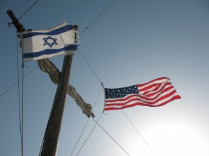 Americanand-Israeli-flags