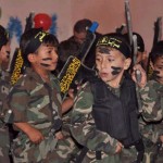 Gaza children in their kindergarten class, run by Islamic Jihad. Photo: Ynet.