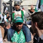 A child at a Hamas rally. Photo: Wikipedia.