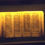 The Dead Sea Scrolls on display in the Shrine of the Book at the Israel Museum in Jerusalem. Photo: Avi Ohayon/GPO.