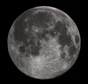 The moon. Photo: Gregory H. Revera.