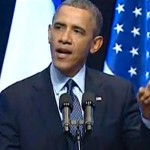 Obama Jerusalem speech U.S. President Barack Obama addresses Israelis in Jerusalem March 21, 2013. Photo: Youtube