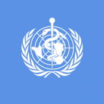 Flag_of_WHO.svg Flag of the World Health Organization (WHO). Photo: Wikimedia Commons.