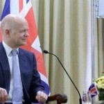 UK Foreign Secretary William Hague meets with Israeli President Shimon Peres May 24, 2013. Photo: Israel GPO.