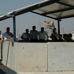 800px-Hawara_checkpoint An IDF checkpoint in Judea and Samaria. Photo: Wikimedia Commons.