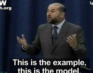 pmw Palestinian Authroity Minister of Religious Affairs Mahmoud Al-Habbash calls for a short-lived truce like like Mohammed's Treaty of Hudaybiyyah before returning to "conquer Mecca."