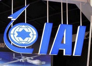 Israel Aerospace Industries booth at a defense trade show. Photo: IAI.