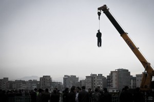 Iran News Agency Mehr's coverage of a public hanging. Photo: Amin Rahmani / Mehr.