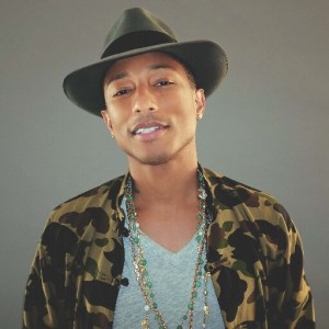 Pharrell Williams will perform in Israel on July 21. Photo: Twitter.