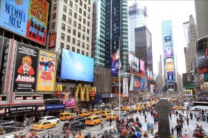 Times Square. Photo: Wikimedia Commons.