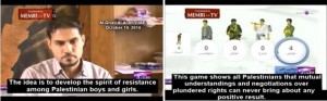 Palestinian game developer. Screenshot: MEMRI Palestinian game developer. Screenshot: MEMRI