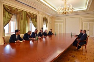Yaalon in Azerbaijan. Photo: Defense Ministry.