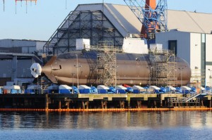 INS Rahav under construction. Photo: Shipspotting.com.