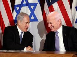 Israel PM Benjamin Netanyahu, US Sen., John McCain. Photo Alt.wikia.com.
