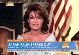 Sarah Palin. Photo: Screenshot.