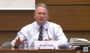 British Col. Richard Kemp addresses the UNHRC, contradicting a recent report on the 2014 Gaza war. 