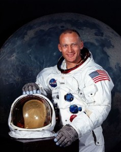 Buzz Aldrin will visit Israel later this year. Photo: NASA.