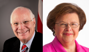U.S. Sens. Ben Cardin and Barbara Mikulski, both Democrats from Maryland. Photo: U.S. Senate.