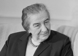 Golda Meir. Photo: Wiki Commons.
