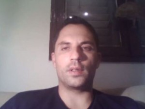 Amit Deri, who is leading a video campaign to expose Breaking the Silence. Photo: video screenshot.