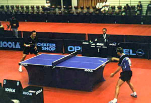 Competitive table tennis (illustrative). Malaysia could be barred from hosting major table tennis events unless it gives Israel visas to compete in next month's world team championships. Photo: Wikimedia Commons.