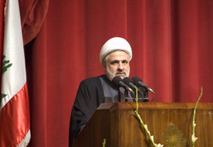 Hezbollah Deputy Secretary-General Naim Qassem. Photo: Wikipedia.