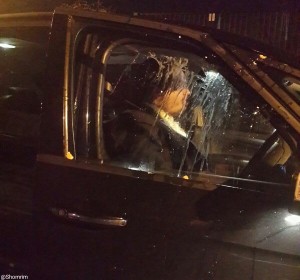 Eggs were thrown at a Jewish man driving in London. Photo: Shomrim.