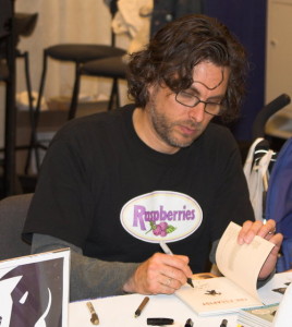 Michael Chabon at a book signing. Photo: Charlie Reiman via Wikimedia Commons.
