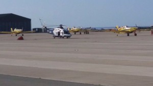 Firefighting aircraft from Israel arriving in Cyprus. Photo: Israel Ministry of Foreign Affairs.