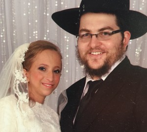 Rivky and her husband. Photo: provided. 