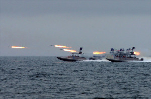 Iranian missile boats in the general area of Strait of Hormuz, Persian Gulf. Photo: Wikipedia. 