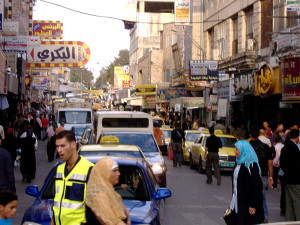 Main street of Ramallah. Photo: Wikipedia.