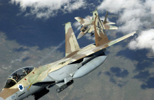 Israeli Air Force fighter jets. Credit: Kevin Gruenwald, USAF via Wikimedia Commons.
