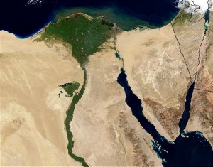 Egypt. israel map
