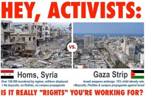 drfaisal Facebook post comparing Homs, Syria to Gaza City. Photo: Screenshot / Facebook.