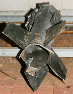 rocket in Sderot