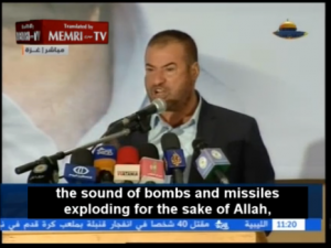 Hamas Interior Minister Fathi Hammad on June 2, 2014. Photo: MEMRI / Al Aqsa TV.