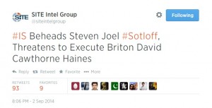 SITE Intel Group on Twitter