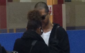 Janet Jackson on West Bank visit. Photo Ch. 2.