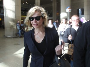 Chelsea Handler arrives in Israel for special film project . Photo: Walla.