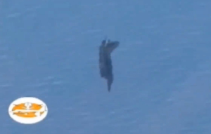 An Israel Air Force simulation of a fighter pilot losing control of his aircraft. Photo: Screenshot. 