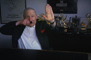 Mel Brooks in "The Last Laugh."  Photo: Ferne Pearlstein. 