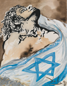 Salvador Dalí’s original "Aliyah" photo, pictured here, is up for auction in May. Photo: Sotheby's. 