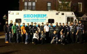 Shomrim volunteers. Photo: Facebook.