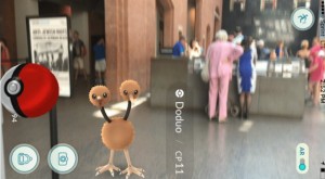 A Pokemon Go creature called Doduo found in the Holocaust Museum in D.C. Photo: Twitter.