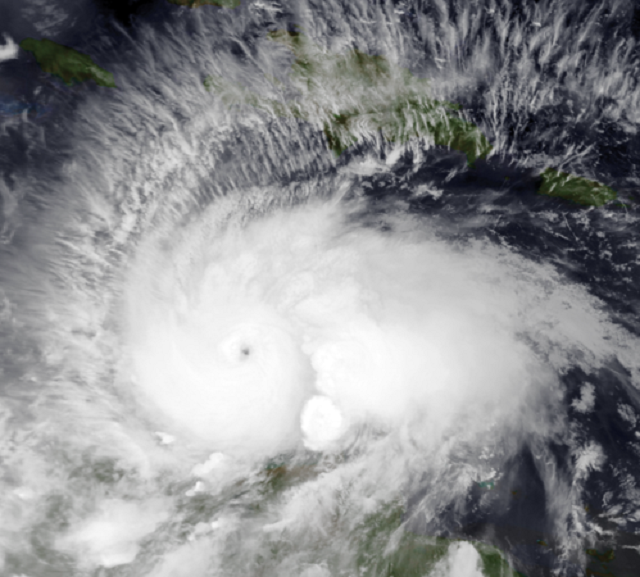 Hurricane Matthew as seen in a satelitte image on Oct. 1. Photo: Wikimedia Commons.