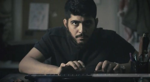 A screenshot from Shurat HaDin's new video, “Who’s behind terror - Rewound!” Photo: Shurat HaDin.